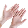thumbnail image 2 of Guantes de PVC Guantes de látex transparente de una sola vez Protector de manos sin polvo para cocinar alimentos en la cocina, S Advancent  AF000081-01B, 2 of 7