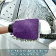 thumbnail image 6 of Microfiber Car Wash Gloves With Chenille & Polyester Terry Scratch-Free Cleaning Elastic Cuffs Small Stars, 6 of 8