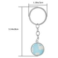 thumbnail image 3 of MasteelfCA 6Pcs World Globe Keychains Party Favors Globe Gift Keychain Creative Keychain Globe Key Rings, 3 of 7