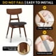 thumbnail image 4 of 20 protectores de calcetines para patas de silla, color gris, de primera calidad, para pisos de madera dura, no se caen fácilmente, muy fáciles de poner, para todas las formas de patas, 4 of 5