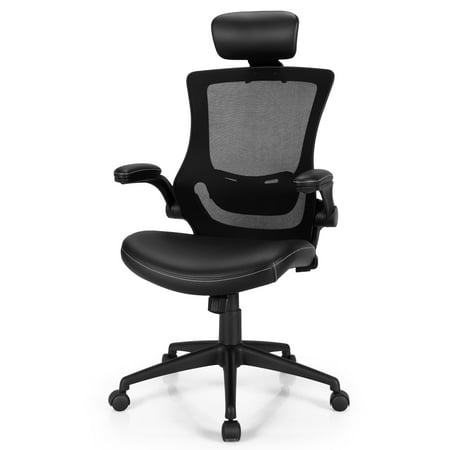 Giantex Lot de 5 chaises de bureau empilables avec assise rembourrée, cadre en métal, capacité de 150 kg, pour salle de conférence, réception et formation