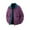Purple, variant on Men's Retro Colorblock Flight Jacket - Lapel Long-Sleeve Multi-Pocket Utility Work Coat, Casual Trendy Outerwear, Black, L
