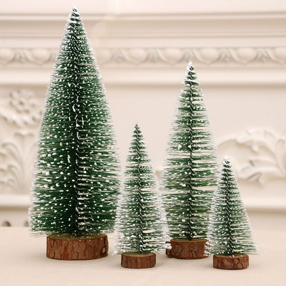 HAMPPLIES Xmas Tree Mini Christmas Tree Green 2Set 7.9x3.1x3.1in