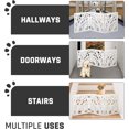 thumbnail image 2 of Safety Freestanding Pet Gate, Wooden Dog Gates for Doorways, Indoor Wood Dog Gates for House, Stairs, Outdoor Fences-   White Decorative- Cluster of Trees-   3 Panels, 2 of 4