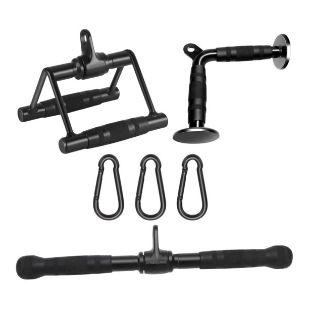 Barra recta con asa para dominadas, barra de entrenamiento de fuerza, color negro, accesorios para remo. Estilo A