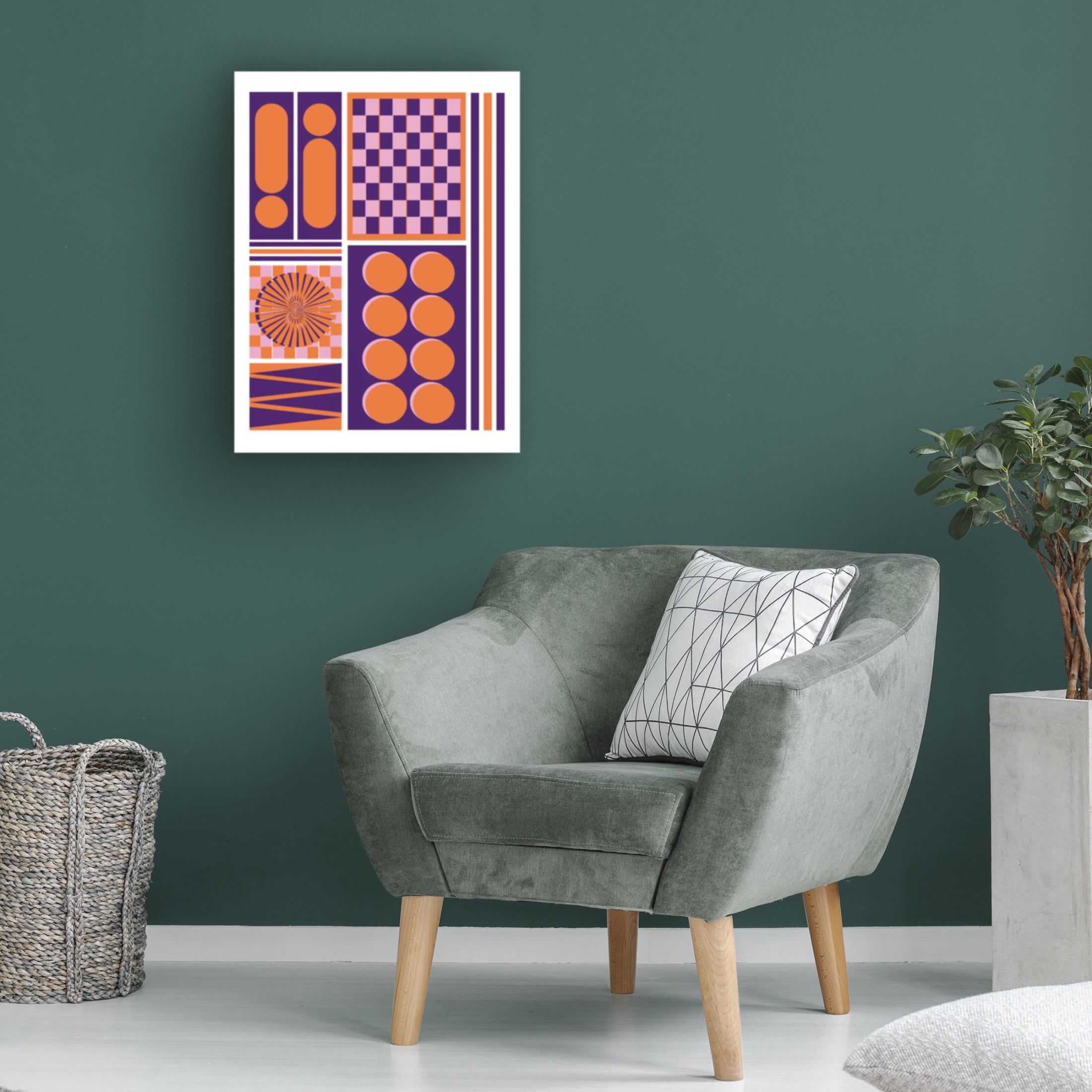 Trademark Fine Art SERGIO ORTIZ PURPLE RAIN Canvas Wall Art
