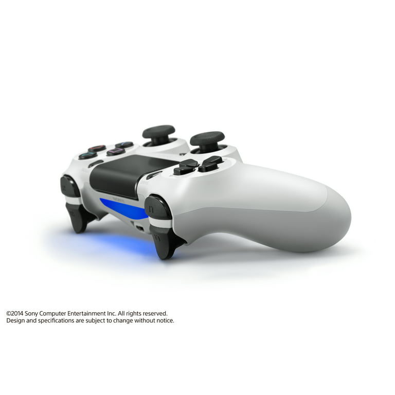 spand århundrede forurening Sony PlayStation PS4 Dualshock 4 Controller, Glacier White, CUH-ZCT1U -  Walmart.com