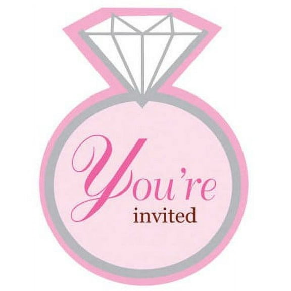 Bride To Be Dots Invitations with Glitter