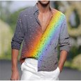 thumbnail image 5 of Nuevas camisas de manga larga de moda para hombres y mujeres 2024, camisetas de vacaciones con estampado a cuadros de estilo bohemio, ropa de mujer, blusa de calle con solapa, 5 of 5