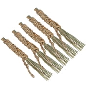 NFTIGB 5Pcs Natural Seagrass Chew Toys Small Animal Rabbit Hamster Activity Playing Sticks L 10.2 inches / 26 cm