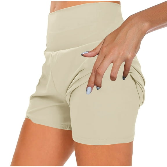 Wensltd Shorts for Women Dressy Casual Trendy Summer High Waisted Trouser Shorts