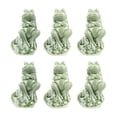 thumbnail image 1 of Miniature Frog Figurine, Small Frog Statue, Tea Pet Sculpture, Miniature Frog, 1 of 8