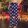 thumbnail image 5 of Christmas Mens Pajama Pants with Drawstring Pockets Lounge Pants Pajama Bottoms Men Sleep PJ Pants for Men（Navy,3XL), 5 of 5