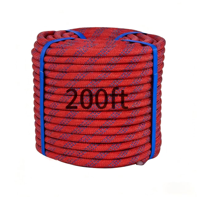 Cuerda de escalada Kynara Bull de 200 pies (60 m), 3/8 pulgadas (9,5 mm) de nailon