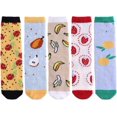 thumbnail image 3 of LAICAIW Womens Soft Cute Funny Animal Designe Microfiber Slipper Socks Cozy Fuzzy Winter Warm Socks, 3 of 6