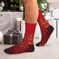thumbnail image 7 of Bingfone Compression Socks for Women and Men Long Socks for Running Athletic Cycling Nurse- Merry Christmas, 7 of 7