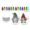 thumbnail image 2 of Pegatinas de coche, bombillas decorativas, imanes de nevera magnéticos festivos, Navidad, repuesto artesanal, tira reflectante creativa, 2 of 5