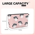 thumbnail image 4 of Makeup Bag - Funny cute lami llama hat Cosmetic Bag Portable Travel Toiletry Bag for Women Small Make Up Organizer Bag Zipper Pouch Travel Essentials, 4 of 8