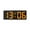 orange, variant on Creative Number Clock Color Nightlight Temperature Calendar Alarm Clock LED Large Number Electronic Clock Backlight Home Decor