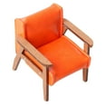 thumbnail image 1 of Sofá miniatura a escala 1:12, muebles para casa de muñecas, mini sofá de cuero sintético, casa de muñecas Naranja Pequeño, 1 of 9