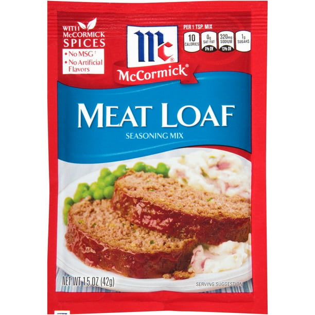 (6 Pack) McCormick Meat Loaf Seasoning Mix, 1.5 oz