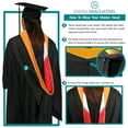 thumbnail image 6 of Endea Graduation Masters Hood For Engineering, Civil Engineering - Orange/Red/White, 6 of 6