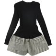thumbnail image 1 of Y's Womens Tricot A-line Dress, Negro, S (2), 1 of 1