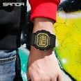 thumbnail image 7 of Sanda Men's Watches Sports Outdoor Waterproof Military Wrist Watch Date Multi Function Tactics LED Alarm Stopwatch, 7 of 7
