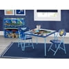 Disney/Pixar Toy Story 4 4-Piece Toddler Playroom Set by Delta Children - Includes Table & 2 Chair Set and Multi-Bin Toy Organizer
