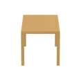 thumbnail image 3 of Compamia Ares 55' Resin Patio Dining Table with Levelers, Teak Brown, 3 of 4