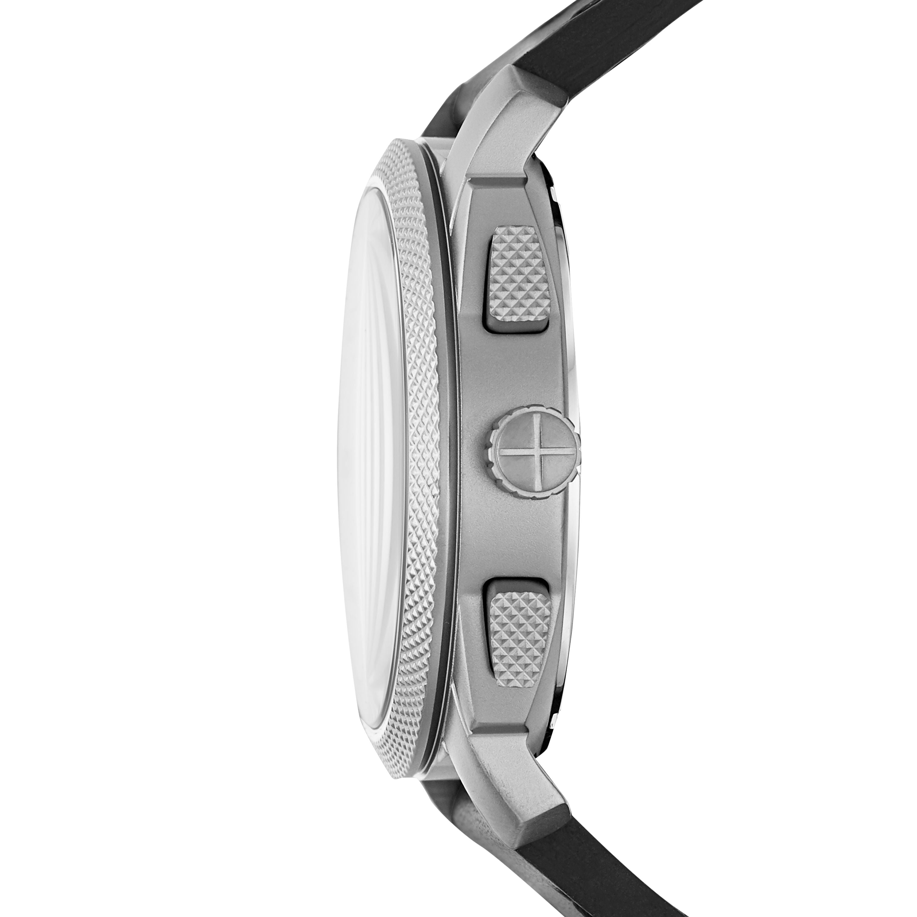 Fossil Men's Machine Leather Chronograph Watch (Style: FS5482)
