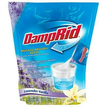 DampRid Lavender Vanilla Moisture Absorber 42 oz Refill Bag Attracts Traps Moisture for Fresher Cleaner Air