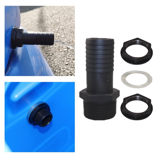 Conector De Dbordamiento De Tanque De Agua De 1 Pulgada Con Tuerca Y