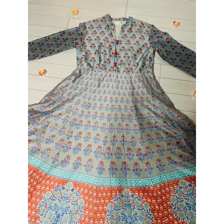 Nishtha Chadda Tunic Dress | Long Tunic Dress for Leggings | Relaxed Fit | Indian Kurta for Women | Kurti Dress for Women | Indian Kurti | Cotton
