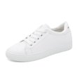 thumbnail image 5 of Chaussures Blanches à Semelles Épaisses pour Femmes Printemps et Automne Mode Tout-Aller Bout Rond Chaussures de Rue, 5 of 5