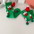 thumbnail image 5 of Children Christmas Party Decors Socks Novelty Festival Cartoon Big Eyes Hand Middle Tube Socks Hosiery Gift, 5 of 8