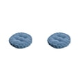 thumbnail image 1 of Almohadillas redondas de pana Wosthever 2Conjunto Azul, 1 of 6