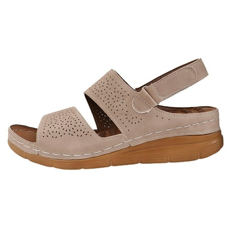 

Jungdeepe Women s Shoes Slope Heel Thick Bottom Sandals Fashion Clip Toe One Foot Wear Beach Sandals Slide on Wedges for Women Slides for Women Sandals Size 9 Wide Width Walking Sandals Slides for