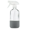 thumbnail image 5 of Just Like Joan 2-Pack Clear Glass Spray Bottles with Silicone Sleeve [Steel Gray & Sage Green], 5 of 6