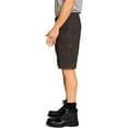 thumbnail image 2 of FULL BLUE Cargo Canvas Shorts, Performance Stretch, Regular Fit, Grey, Size 64, 2 of 6