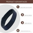 thumbnail image 3 of 【20mm】Universal Leather Watchband Accessory Compatible With Multiple Watch Fashionable And Versatile Design Watch Rugged Gd350 Gw9400 Wrist Watch Band Bracelet Men Womens Field Watch Big And Tall, 3 of 3