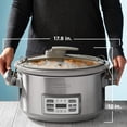 thumbnail image 2 of BLACK+DECKER Cocina Lenta Digital de 7 Cuartos con Sonda de Temperatura + Precisión Sous-Vide, Inoxidable, SCD7007SSD, 2 of 5