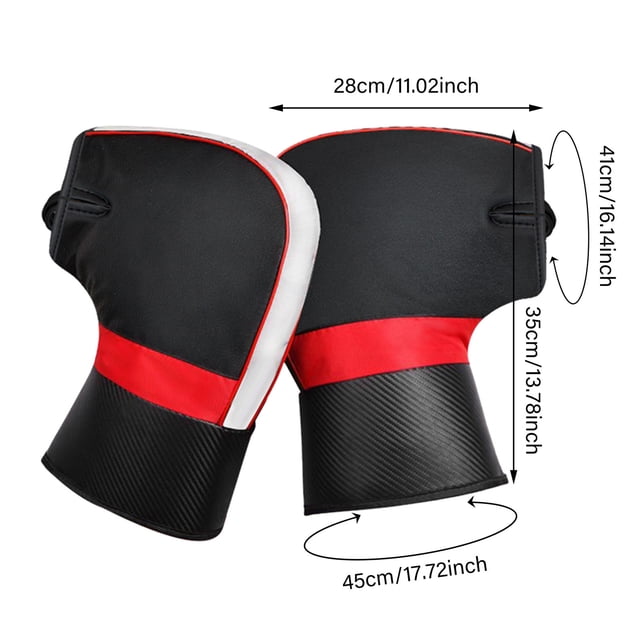 JJKBVCLO Motorcycle Handlebar Gloves Motorbike Handle Grip Gloves | Windproof Winter Hands Warmer Gloves Cycling Clothes Motorbike Motorcycle Gloves For Riding