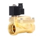 thumbnail image 2 of Válvula solenoide de latón, válvula operada por piloto, normalmente cerrada, G1‑1/4 pulg., 2 posiciones, 2 vías, para agua, aceite, CA 220 V, 2 of 12