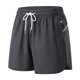 thumbnail image 2 of pstuiky Pantalones cortos de gimnasio para hombre, Pantalones cortos de trabajo de pierna recta, holgados y cómodos, de color liso, a la moda y para tiempo libre para hombre, 2 of 4