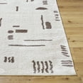 thumbnail image 2 of Livabliss Washable Rugs for Living Room, 7x9 Fossay Shag Modern Light Beige Area Rug, Bedroom Dining Room Home Decor Stain Resistant Carpet (6'7" x 9'), 2 of 7