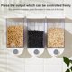 thumbnail image 2 of Cateissary Dispensador de cereales para colgar en la pared, contenedor de granos de alimentos secos para cocina, contenedor de almacenamiento de 1500ml, 2 of 6