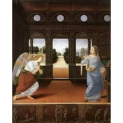 Lorenzo-di-Credi-Annunciation - CANVAS OR PRINT WALL ART