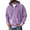 Purple Pink#27, variant on Evdexr Oversized Hoodie for Men Quarter Zip Pullover Distressed Kangaroo Pocket Fall Sweater Solid Acid Washed Y2k Sweatshirt Basic Fit Hooded Streetwear Black 2XL