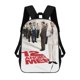 thumbnail image 1 of 12 Hombres en Pugna-theme Backpack, Campus style schoolbag Bookbag with Adjustable Shoulder Straps And Large Zip Compartment, Unisex Travel Bags., 1 of 6